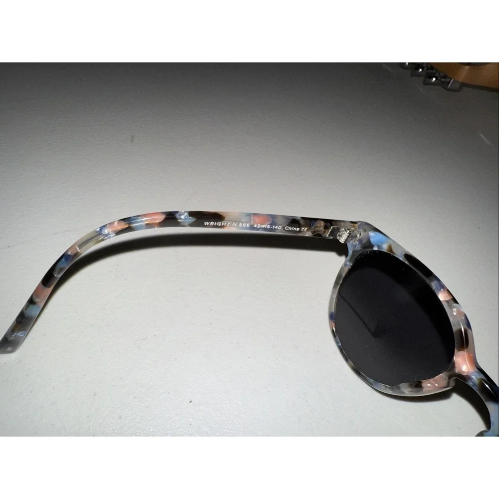 Warby Parker Wright N 855 Narrow Round Multicolor Eyeglass FRAMES ONLY 49 18 140